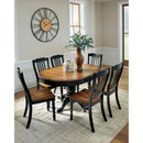  Signature Design by Ashley Oval Clorazi Dining Table PCD619-48 IMAGE 8