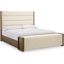  Benchcraft Marxmore B863B4 King Upholstered Storage Bed IMAGE 1