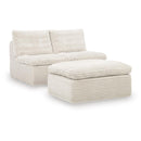  Signature Design by Ashley Fannin PC8430431 2 Armless Chairs with Ottoman IMAGE 1