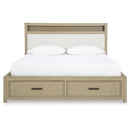  Signature Design by Ashley Calmoro B602B9 California King Bookcase Bed IMAGE 3