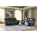  Signature Design by Ashley Glossmore Reclining Leather Match Sofa PCU1170088C IMAGE 7