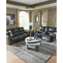  Signature Design by Ashley Glossmore Reclining Leather Match Sofa PCU1170088C IMAGE 9