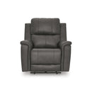  Signature Design by Ashley Bleckley Power Leather Match Recliner PCU1200013C IMAGE 3