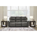  Signature Design by Ashley Bleckley Power Reclining Leather Match Sofa PCU1200015C IMAGE 5
