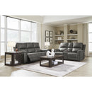  Signature Design by Ashley Bleckley Power Reclining Leather Match Sofa PCU1200015C IMAGE 7