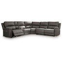  Signature Design by Ashley Bleckley Power Reclining Leather Match 6 pc Sectional PCU1200058C/PCU1200057C/PCU1200046C/PCU1200077C/PCU1200031C/PCU1200062C IMAGE 1