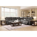  Signature Design by Ashley Bleckley Power Reclining Leather Match 5 pc Sectional PCU1200058C/PCU1200046C/PCU1200077C/PCU1200031C/PCU1200062C IMAGE 3