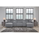  Signature Design by Ashley ModMax II Power Reclining Fabric 5 pc Sectional 6590679C/6590657C/6590646C/6590657C/6590697C IMAGE 5