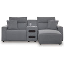  Signature Design by Ashley ModMax II Power Reclining Fabric 3 pc Sectional 6590658C/6590660C/6590697C IMAGE 1