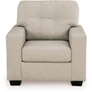  Signature Design by Ashley Santorine Stationary Leather Match Chair 2170820C IMAGE 2