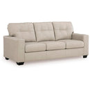  Signature Design by Ashley Santorine Stationary Leather Match Sofa 2170838C IMAGE 1