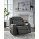  Signature Design by Ashley Status Check Rocker Leather Look Recliner PC6530725C IMAGE 7