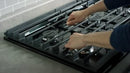 KitchenAid 36-inch Built-in Electric Cooktop with 5 Elements KCED606GBL EXTERNAL_VIDEO 2